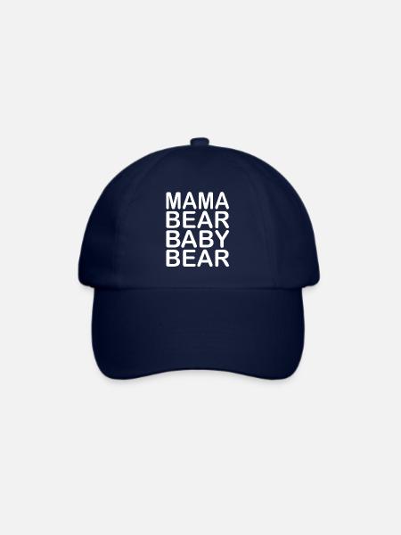 Mama Bear Baby Bear - Baseballkappe - Blau/Blau