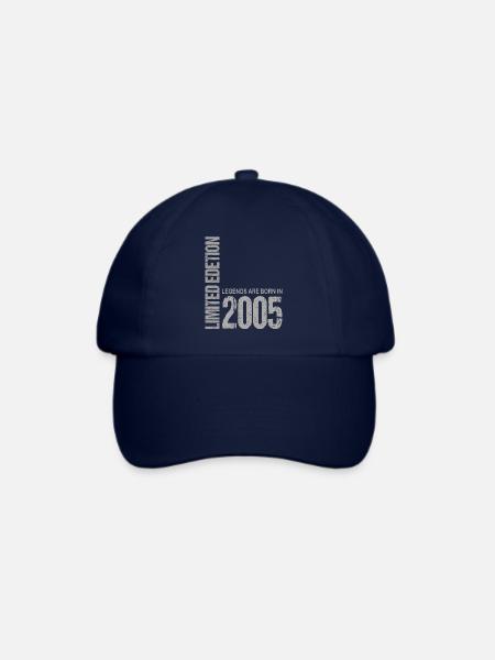 18. Geburtstag Junge Mädchen 18 Jahre 2005 Lustig - Baseballkappe - Blau/Blau