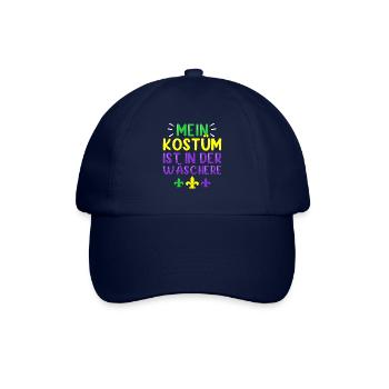 Mein Kostüm ist in der Wäscherei Carnival Party - Baseballkappe - Blau/Blau - Vorne