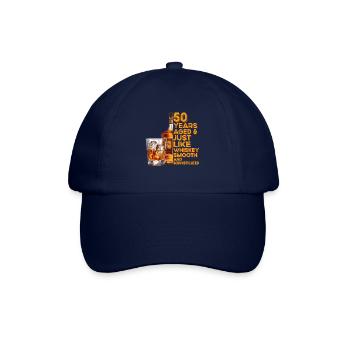 50. Geburtstag Whiskey, Scotch Spruch Geschenkidee - Baseballkappe - Blau/Blau - Vorne