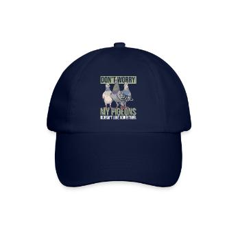 Taubenzüchter Und Taubenzucht - Baseballkappe - Blau/Blau - Vorne