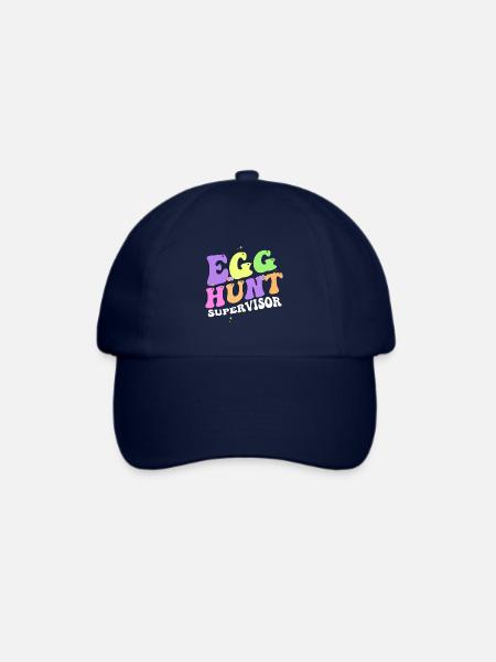Egg Hunt Supervisor Lustige Ostern - Baseballkappe - Blau/Blau