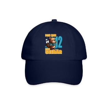 Kapitän Ich Bin 12 Und Schon Seebär - Baseballkappe - Blau/Blau - Vorne