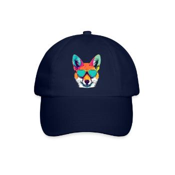 Hektor der Kojote - Baseballkappe - Blau/Blau - Vorne