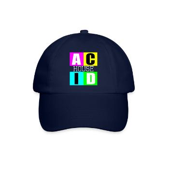 Acid-House-Musik - Baseballkappe - Blau/Blau - Vorne