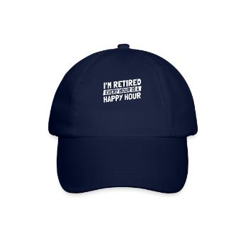 Rentner Rente - Baseballkappe - Blau/Blau - Vorne