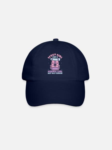Pfadfinder Mädchen - Baseballkappe - Blau/Blau