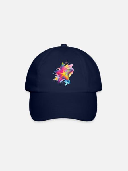 Seestern - Baseballkappe - Blau/Blau