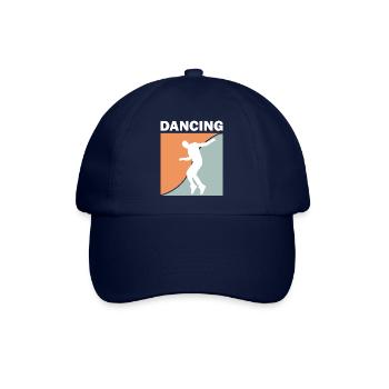 Dancing Dance Music - Baseballkappe - Blau/Blau - Vorne