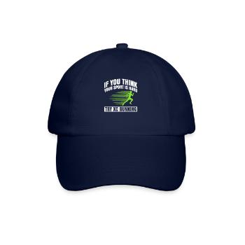 Xc-laufdesign Für Einen Xc-läufer Und Cc-läufer - Baseballkappe - Blau/Blau - Vorne