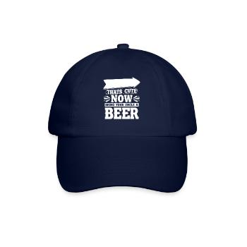 Bier Bierliebhaber - Baseballkappe - Blau/Blau - Vorne