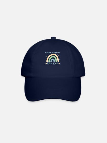 ich bin jetzt ein Kita Kind 2023 Kita Start - Baseballkappe - Blau/Blau