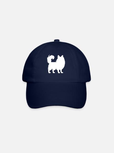 Pomeranian Zwergspitz - Baseballkappe - Blau/Blau