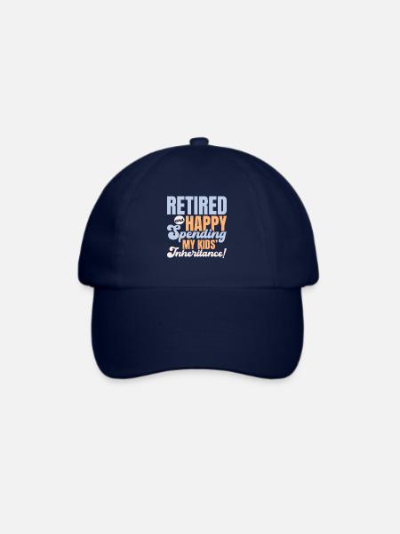 Rentner Rente Nachlass - Baseballkappe - Blau/Blau