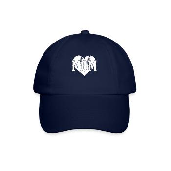 Baseball Mutter Baseball Mama - Baseballkappe - Blau/Blau - Vorne