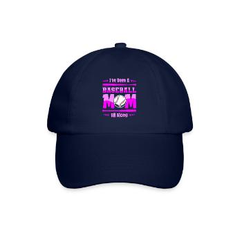 Baseball Mutter Baseball Mama - Baseballkappe - Blau/Blau - Vorne
