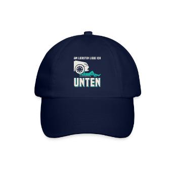 KFZ Mechaniker Mechatroniker Arbeitskleidung - Baseballkappe - Blau/Blau - Vorne