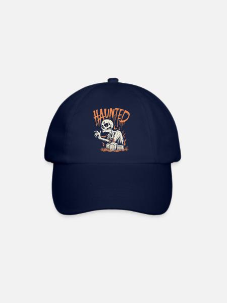 Haunted Skeleton - Baseballkappe - Blau/Blau