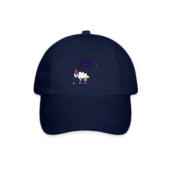 Schlecht Wetter Schaf Regenwolke Regen Hammel - Baseballkappe - Blau/Blau - Vorne