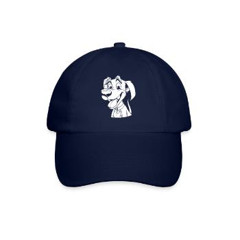 Hund Vierbeiner - Baseballkappe - Blau/Blau - Vorne