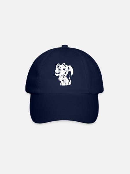 Hund Vierbeiner - Baseballkappe - Blau/Blau