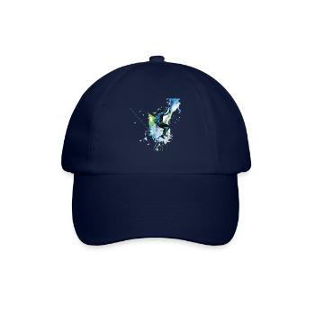 Bergabenteuer: Toprope Klettern für Naturfreunde - Baseballkappe - Blau/Blau - Vorne