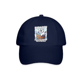 Eisbaden Winterbaden Lustig - Baseballkappe - Blau/Blau - Vorne