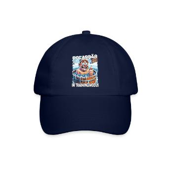 Eisbaden Winterbaden Lustig - Baseballkappe - Blau/Blau - Vorne