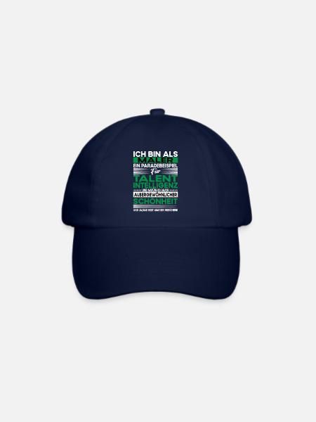 Maler Bescheiden - Lustiger Spruch - Baseballkappe - Blau/Blau