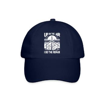 Windrad Kletterer Industriekletterer Geschenk - Baseballkappe - Blau/Blau - Vorne