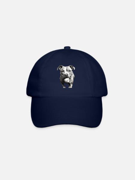 Pitbull Hundehalter Gassi Bekleidung American - Baseballkappe - Blau/Blau