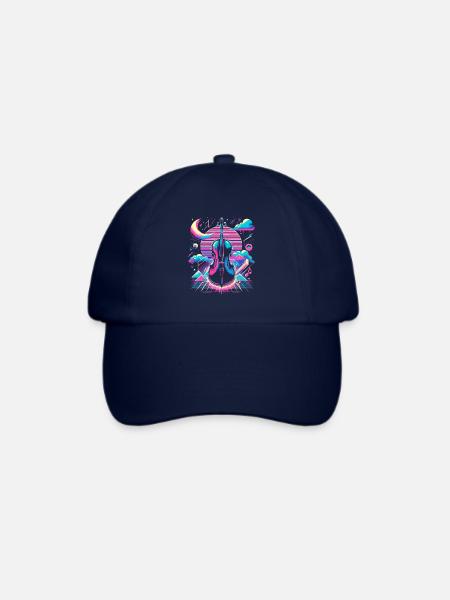 Geige Geiger Ge - Baseballkappe - Blau/Blau