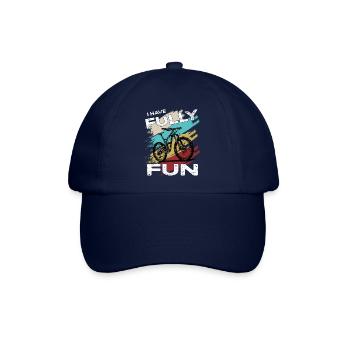 Mountainbike I have fully fun MTB - Baseballkappe - Blau/Blau - Vorne