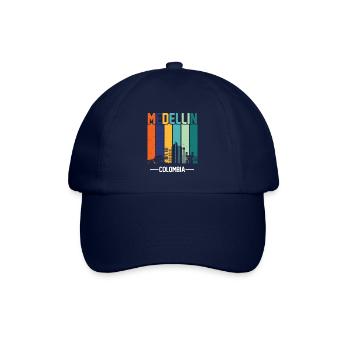 Medellin Kolumbien Kolumbianer Geschenk Colombia - Baseballkappe - Blau/Blau - Vorne