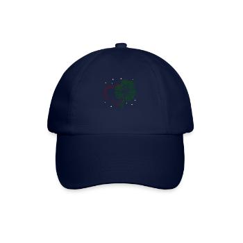 Kleeblattherz St. Patricks Day Schabernack Heiliger - Baseballkappe - Blau/Blau - Vorne