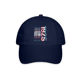 Limited Edition seit 1925 Geburtstag Vintage 1925 - Baseballkappe - Blau/Blau - Vorne