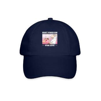 Schafliebhaber Freund Lamm Lämmer - Baseballkappe - Blau/Blau - Vorne
