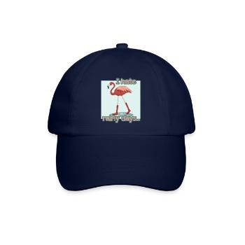 FLAMINGO - REGEN - RETRO - Baseballkappe - Blau/Blau - Vorne