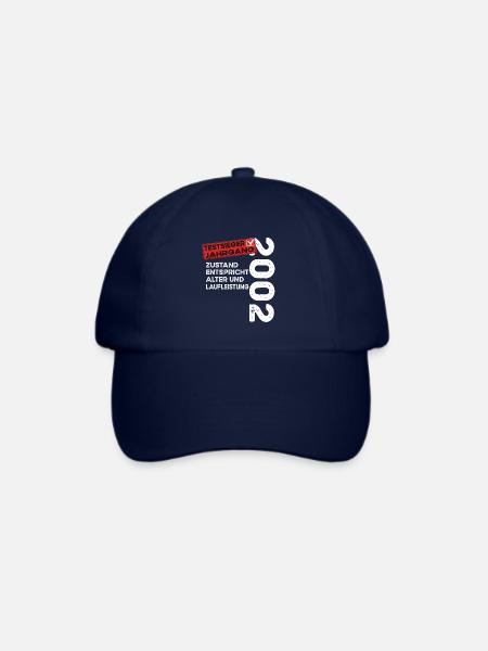 22 Jahre Geburtstag Testsieger Jahrgang 2002 - Baseballkappe - Blau/Blau