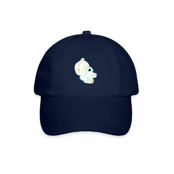 Bärchenzeichnung - Baseballkappe - Blau/Blau - Vorne
