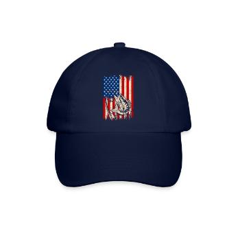 Barschfisch - Baseballkappe - Blau/Blau - Vorne