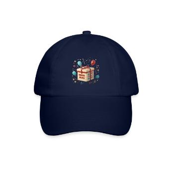 PAPPKARTONS, VERPACKTE GLÜCKSELIGKEIT - Baseballkappe - Blau/Blau - Vorne