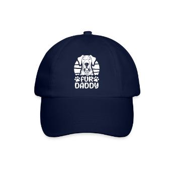 Deutsche Dogge Hundepapa Fur Daddy - Baseballkappe - Blau/Blau - Vorne