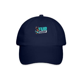 Dobermann Hundepapa Fur Daddy - Baseballkappe - Blau/Blau - Vorne
