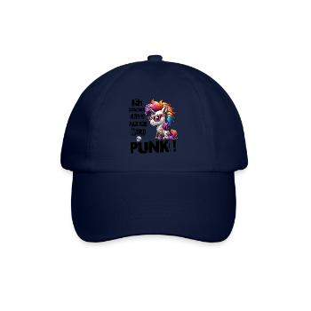 Mir Egal - Schmeiss alles hin werd Punk Punkrock - Baseballkappe - Blau/Blau - Vorne