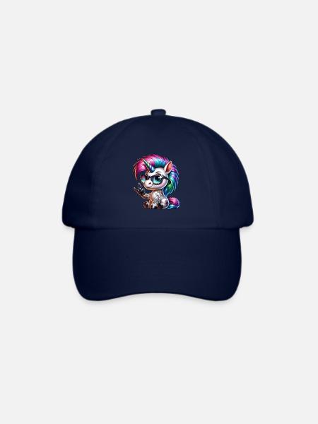 Punk Rock - Ich bin alt aber Punk ist nicht tot - Baseballkappe - Blau/Blau