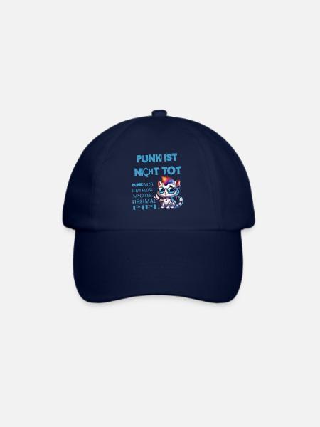 Punk Rock - Ich bin alt aber Punk ist nicht tot - Baseballkappe - Blau/Blau