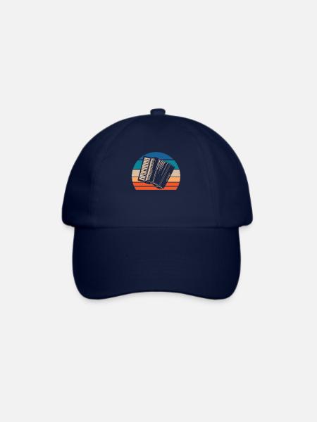 Akkordeon - Baseballkappe - Blau/Blau