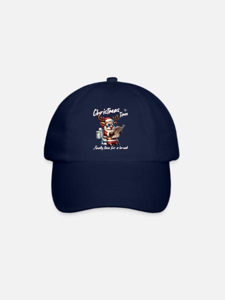 Weihnachtsmann Weihnachten Männer & Frauen - Baseballkappe - Blau/Blau