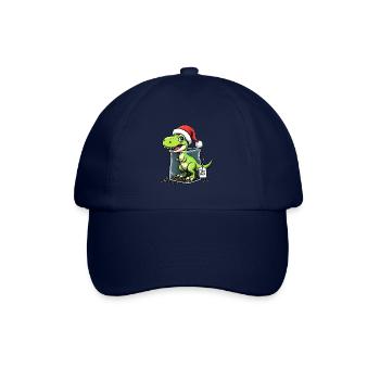 Tea Rex Dinosaurier Weihnachten Tee - Baseballkappe - Blau/Blau - Vorne
